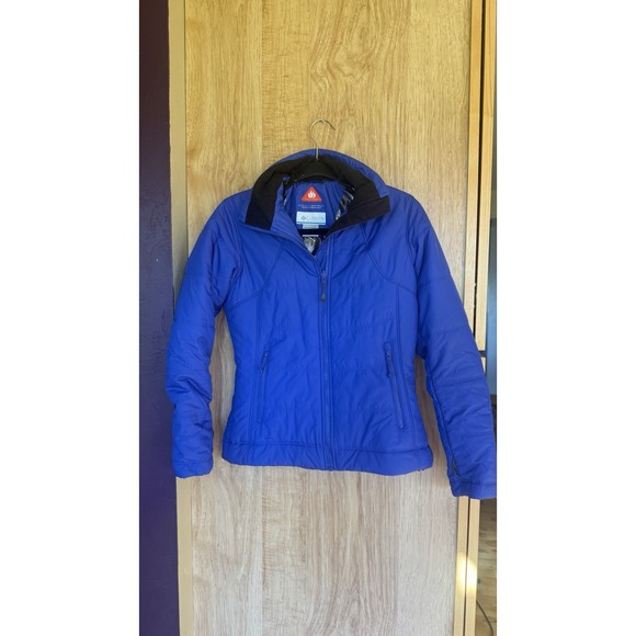 Columbia Jackets & Blazers - Columbia Jacket Women Black Full Zip Puffer Omni Heat Lightweight Quilted XS EUC